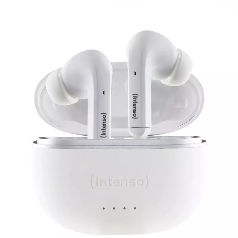 Belaidės ausinės Intenso White Buds T302A