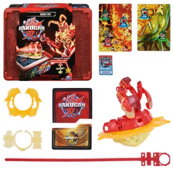 Bakugan Baku-tin su Special Attack Mantid, pritaikomas, besisukantis veiksmo žaislas ir laikymo dėžutė, vaikams nuo 6 metų