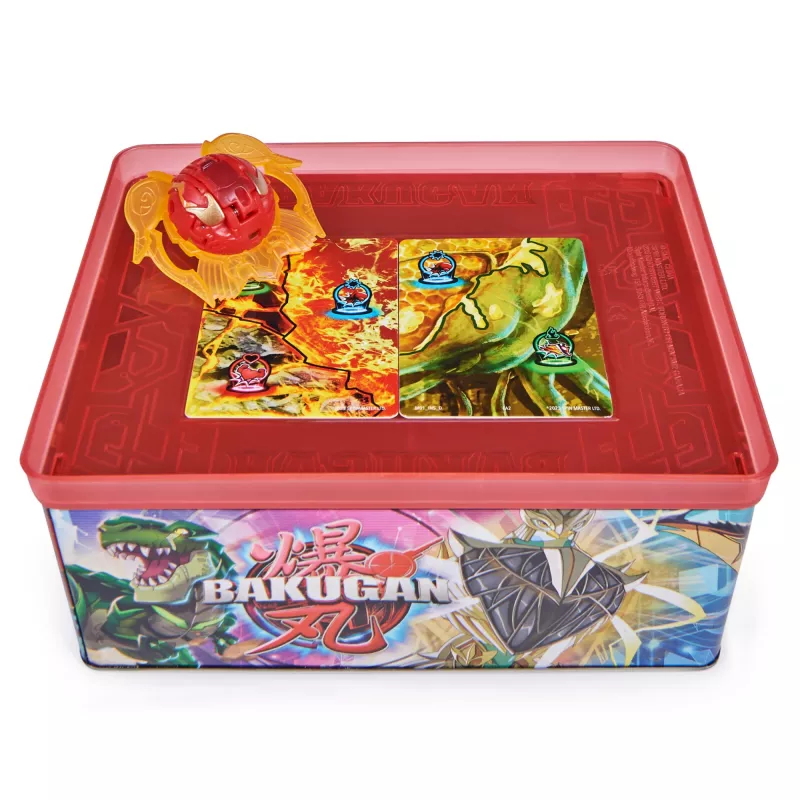 Bakugan Baku-tin su Special Attack Mantid, pritaikomas, besisukantis veiksmo žaislas ir laikymo dėžutė, vaikams nuo 6 metų