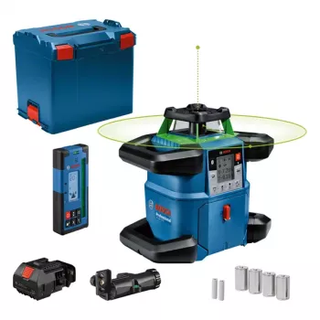 Sukamasis lazeris Bosch GRL 650 CVHG Professional 18 V su žaliu lazerio spinduliu, L-BOXX dėžutėje