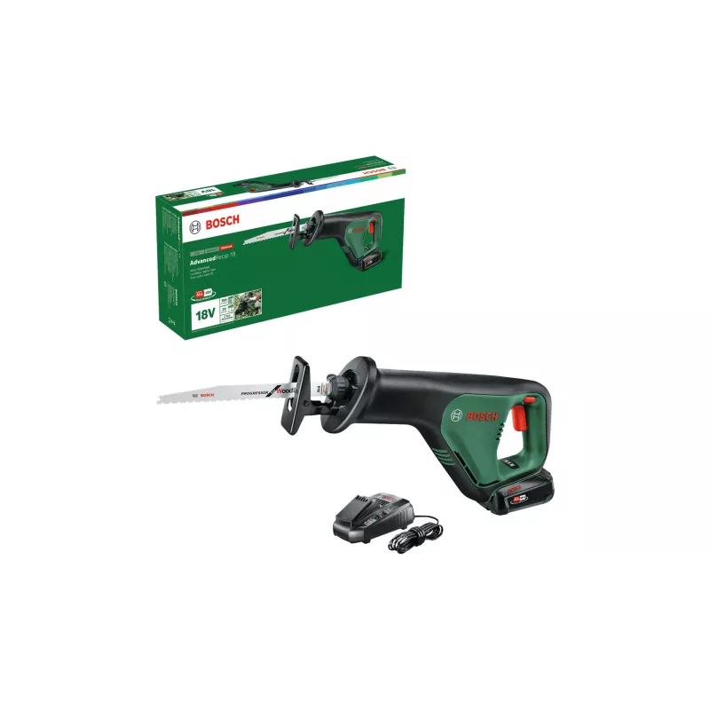 Bosch AdvancedRecip 18 300 s/min Juoda, Žalia