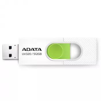 ADATA UV320 USB atmintinė 512 GB USB Type-A 3.2 Gen 1 (3.1 Gen 1) Žalia, Balta