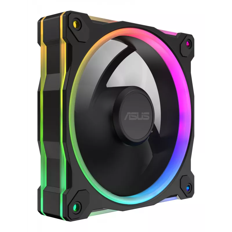 Ventiliatorius ASUS Prime MR120 ARGB Reverse Black 12 cm movinis guolis