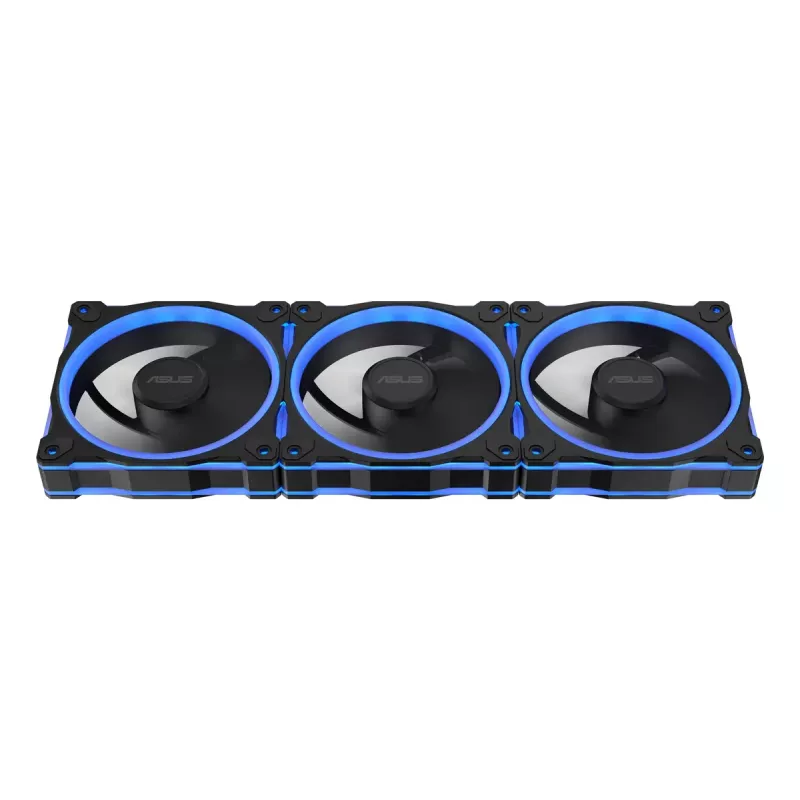 ASUS Prime MR120 ARGB Reverse Black 3in1 kompiuterio korpuso ventiliatorius 12 cm 3 vnt.