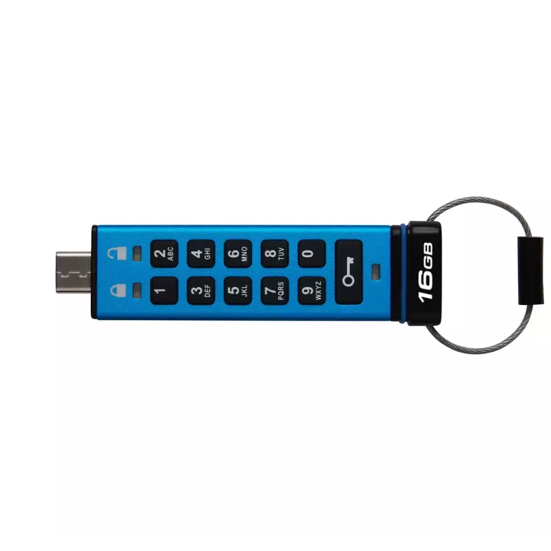 Kingston IronKey 16GB USB-C KP200C, FIPS 140-3 Lvl 3 AES-256