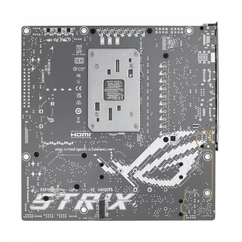 Pagrindinė plokštė ASUS ROG STRIX B850-G GAMING WIFI AMD B850 Socket AM5 micro ATX