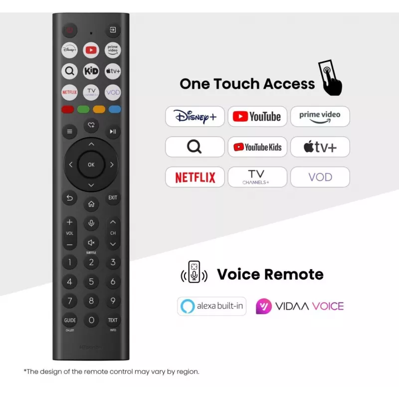 Hisense 50E77Q PRO 127 cm (50 colių) 4K Ultra HD QLED išmanusis televizorius su Wi-Fi, juodas