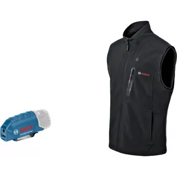 Bosch GHV 12+18V XA Professional šildoma liemenė, dydis S, juoda