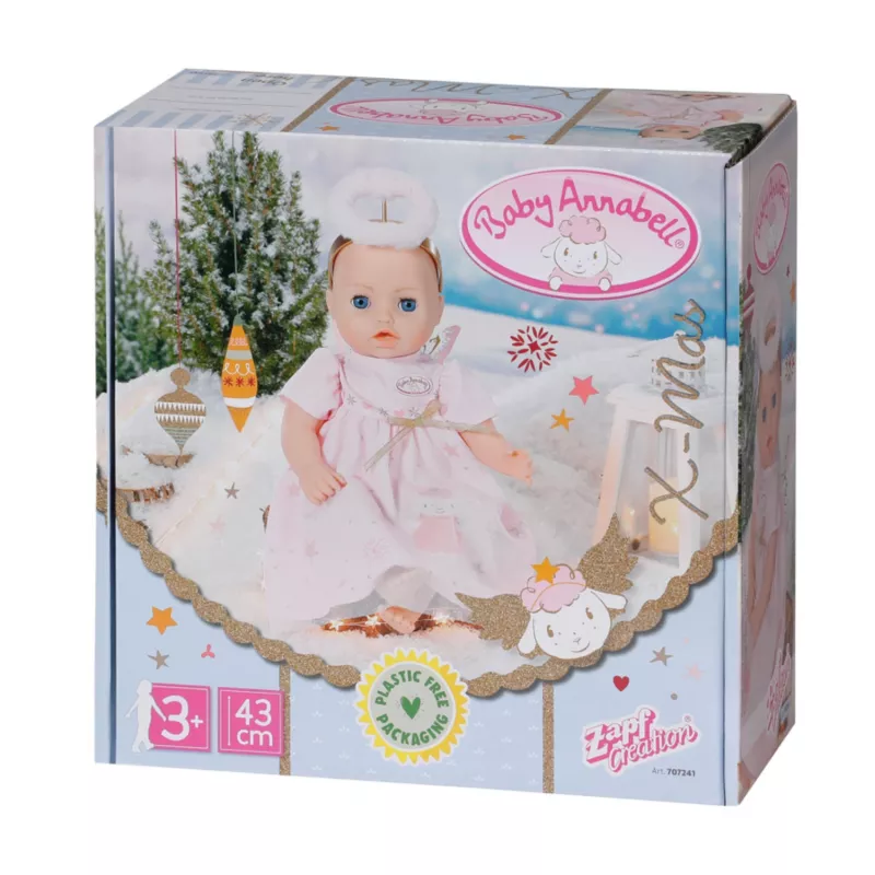 Kalėdinis drabužių komplektas lėlei Zapf Creation Baby Annabell Season X-Mas Outfit 43 cm