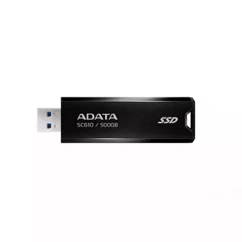 USB atmintinė ADATA SC610 500GB USB Type-A 3.2 Gen 2 (10 Gbit/s) 550/500 MB/s, juoda