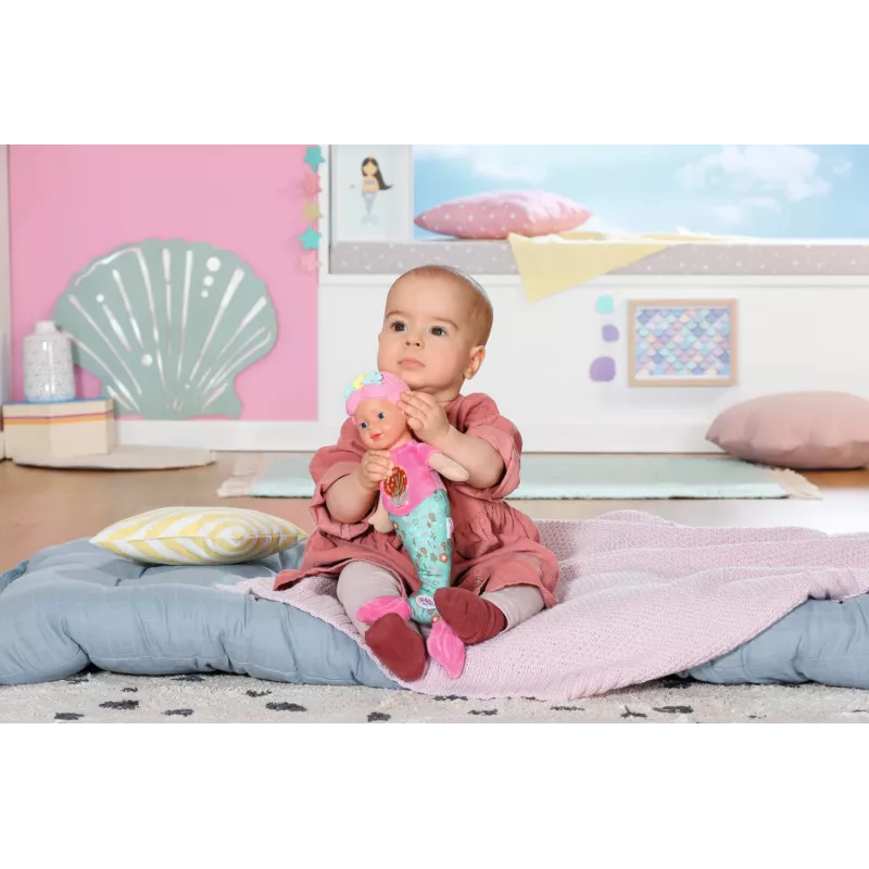 Kūdikio lėlė BABY born Undinė 33 cm skalbiama įvairiaspalvė