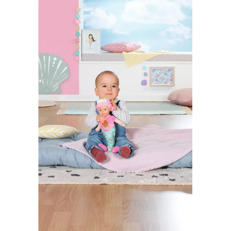 Kūdikio lėlė BABY born Undinė 33 cm skalbiama įvairiaspalvė