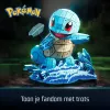4D Build Pokémon Squirtle 3D modelio rinkinys – Kanto pirmųjų partnerių kolekcija, 180 dalių, nuo 12 metų