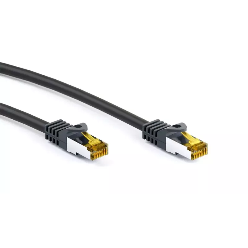 Tinklo kabelis Goobay 91590 RJ-45 Cat7 1 m Juodas