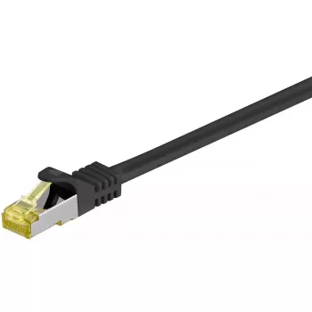 Tinklo kabelis Goobay 91590 RJ-45 Cat7 1 m Juodas