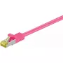 Tinklo kabelis Goobay 91578 RJ-45 Cat7 0,5 m rausvai violetinis