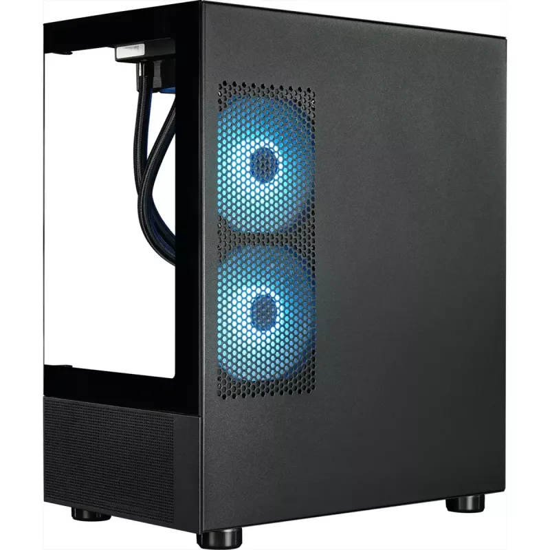 Stalinis žaidimų kompiuteris THERMALTAKE FTW A-Line LCS 5060 juodas/permatomas su Windows 11 Pro