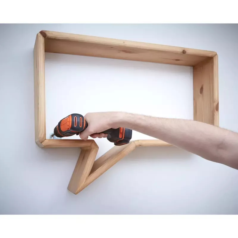 Gręžtuvas su pistoleto rankena Black & Decker BDCDD12-QW, be rakto, 1,5 Ah