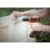 Gręžtuvas su pistoleto rankena Black & Decker BDCDD12-QW, be rakto, 1,5 Ah