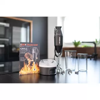 Panardinamas blenderis ESGE M 200 BBQ, 200 W, 10 L, juodas/chromas