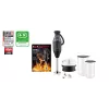 Panardinamas blenderis ESGE M 200 BBQ, 200 W, 10 L, juodas/chromas
