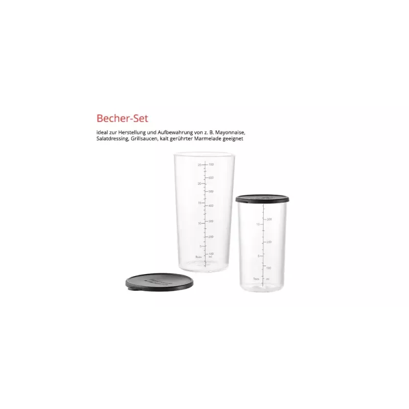 Panardinamas blenderis ESGE M 200 BBQ, 200 W, 10 L, juodas/chromas