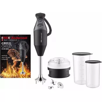 Panardinamas blenderis ESGE M 200 BBQ, 200 W, 10 L, juodas/chromas