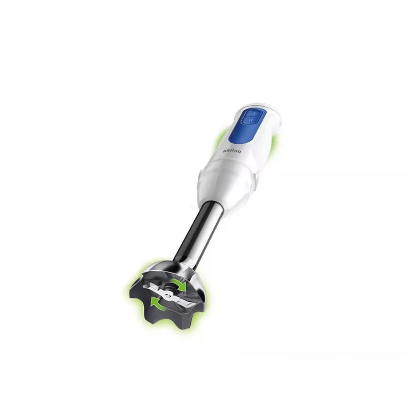 Panardintuvas Braun Household MultiQuick 3 MQ30202M, 900 W, baltas/mėlynas, su smulkintuvu ir plaktuvu