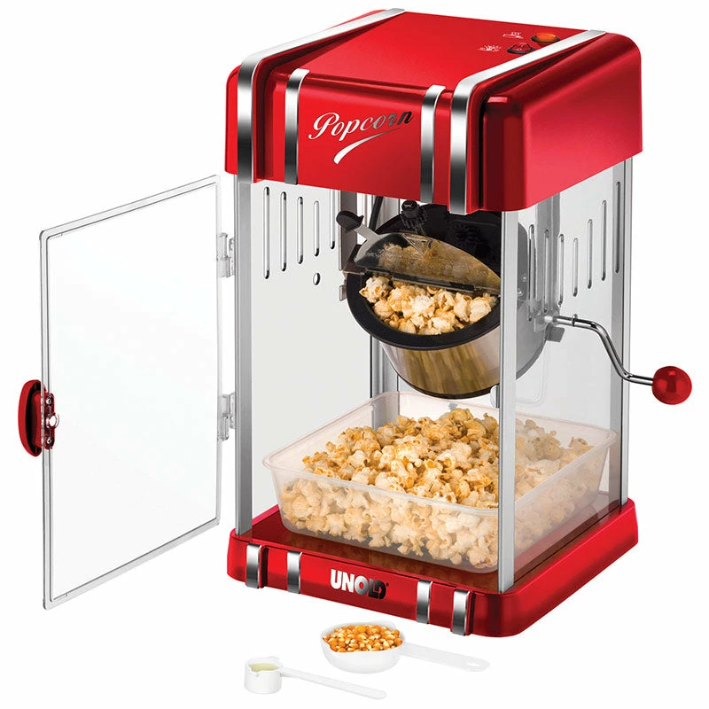 Unold 48535 spragintų kukurūzų aparatas Raudonas, Sidabrinis 300 W