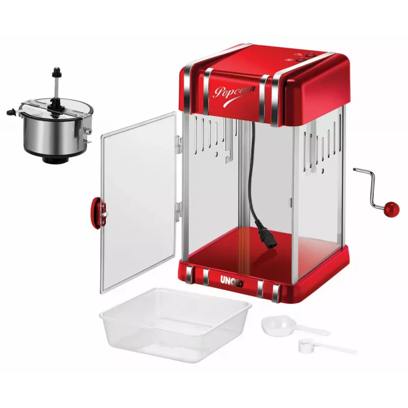 Unold 48535 spragintų kukurūzų aparatas Raudonas, Sidabrinis 300 W