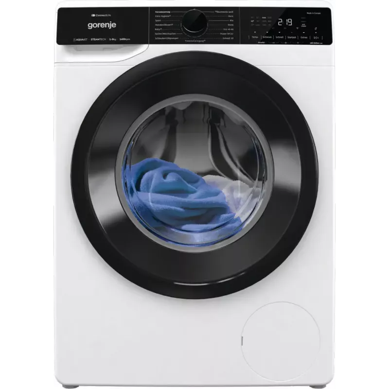 Skalbimo mašina Gorenje G600 WPNA94A1TS pakrovimas iš priekio 9 kg 1300 aps./min. Balta A