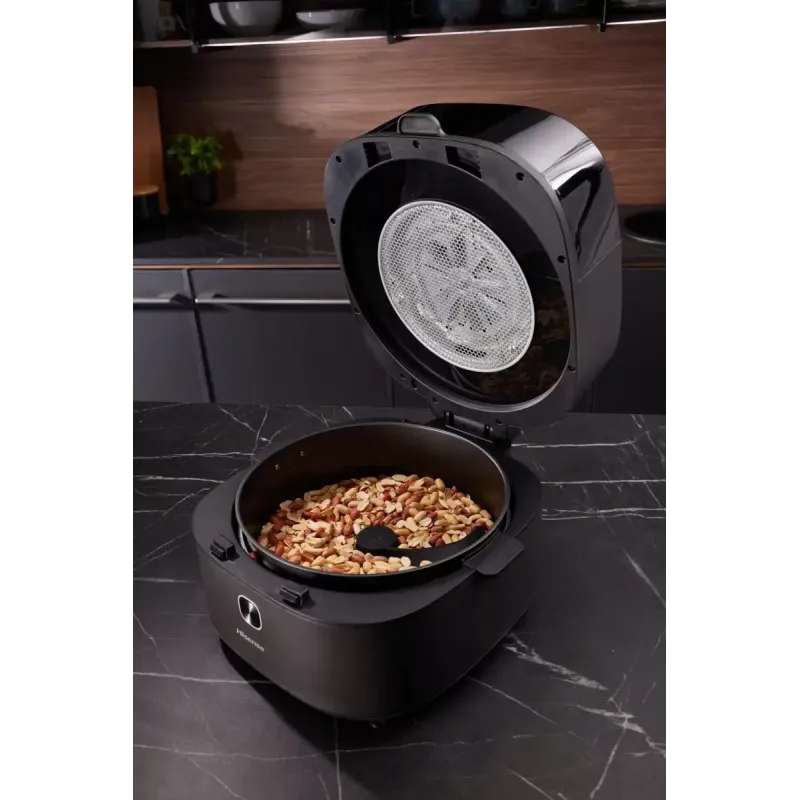 Karšto oro gruzdintuvė Hisense HAF1350DR, viena, 6,7 L, 1350 W, juoda