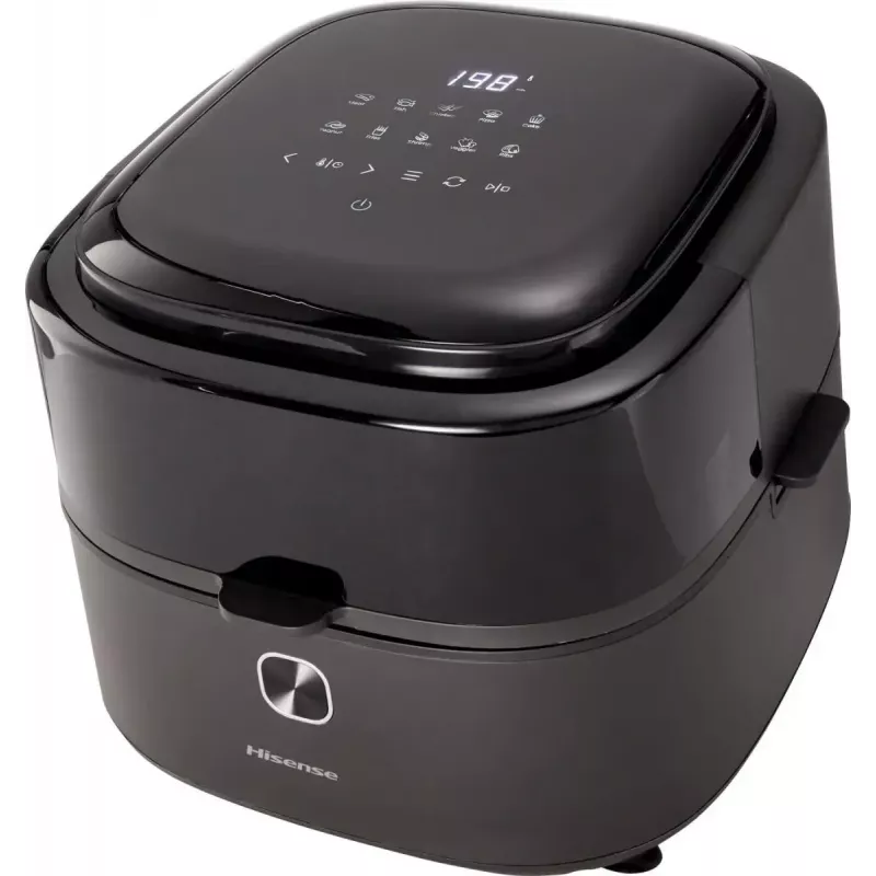 Karšto oro gruzdintuvė Hisense HAF1350DR, viena, 6,7 L, 1350 W, juoda