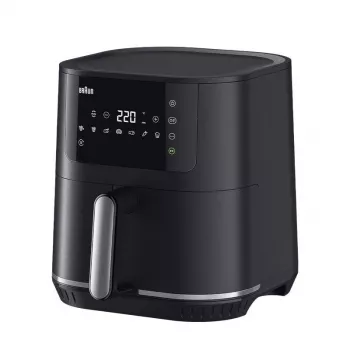 Kepimo krosnelė su karšto oro cirkuliacija Braun Household MultiFry 5 HF5030 — 1700 W, 6,0 L krepšelis, juoda/sidabrinė