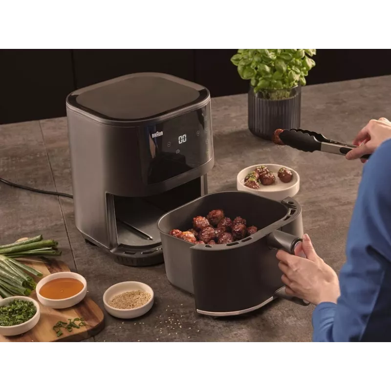 Braun MultiFry 3 Single 4.3 L 1500 W Karšto oro gruzdintuvė Juoda