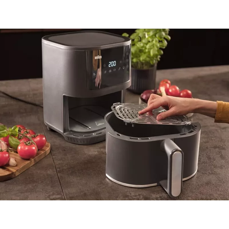Braun MultiFry 3 Single 4.3 L 1500 W Karšto oro gruzdintuvė Juoda
