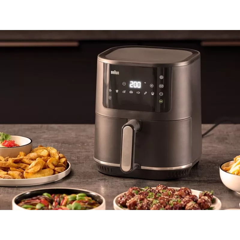 Braun MultiFry 3 Single 4.3 L 1500 W Karšto oro gruzdintuvė Juoda