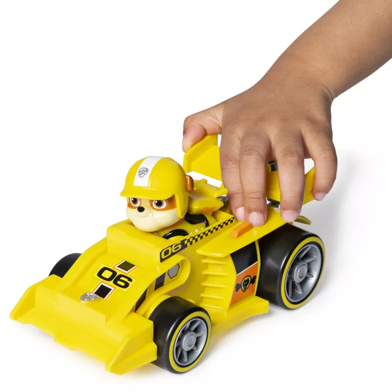 PAW Patrol Ready, Race, Rescue Rubble’s Race & Go Deluxe automobilis su garsais, nuo 3 metų