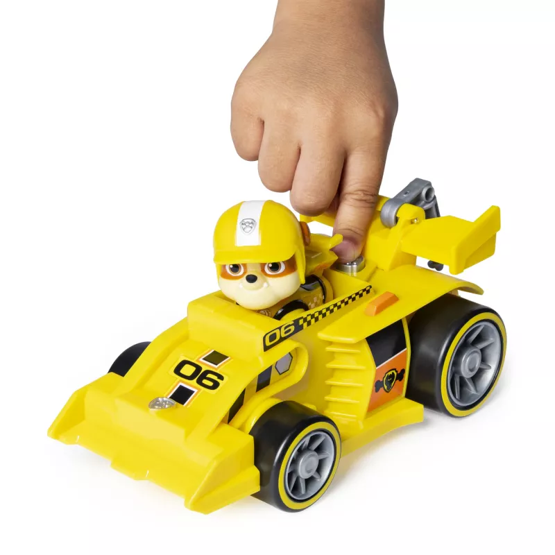 PAW Patrol Ready, Race, Rescue Rubble’s Race & Go Deluxe automobilis su garsais, nuo 3 metų