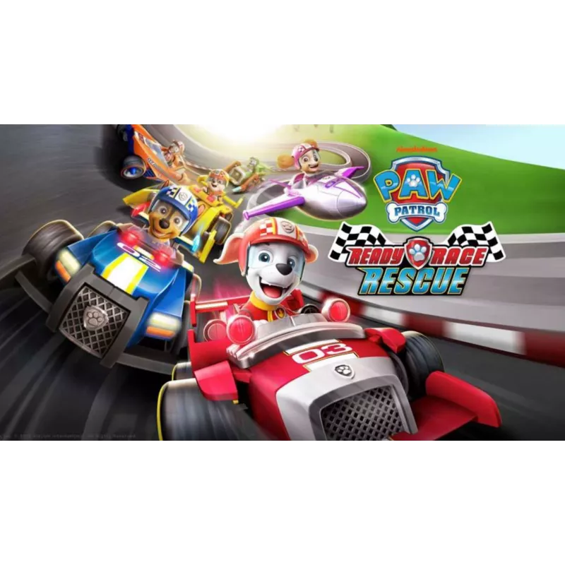 PAW Patrol Ready, Race, Rescue Rubble’s Race & Go Deluxe automobilis su garsais, nuo 3 metų