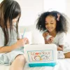 Melissa & Doug Love Your Look apsimestinis makiažo rinkinys – 16 dalių žaidimų rinkinys be netvarkos (NE TURI TIKRŲ KOSMETIKOS)