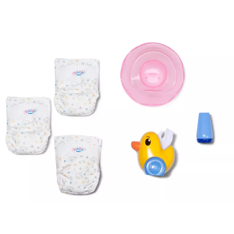 Prienė lėlėms ZAPF BABY born Potty Set, įvairiaspalvis, nuo 3 metų