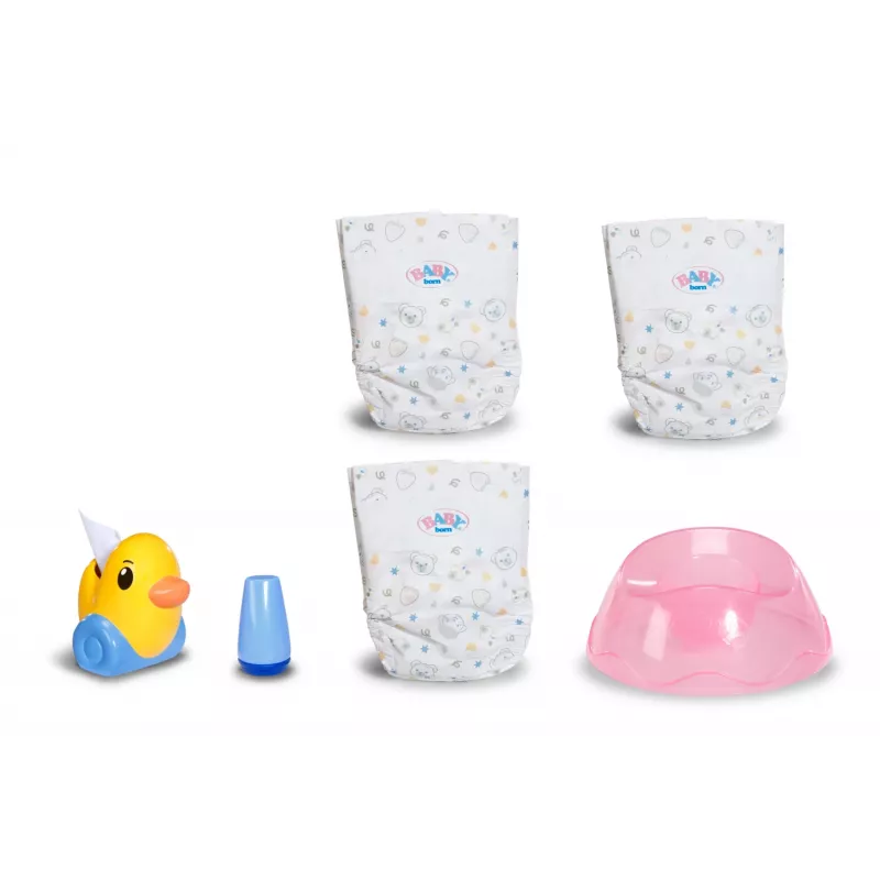 Prienė lėlėms ZAPF BABY born Potty Set, įvairiaspalvis, nuo 3 metų