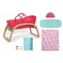 Lovutė lėlėms Zapf Creation BABY born 3-in-1 Pinplay – lėlių baldai, paverčiama lopšys/lovutė/nešynė