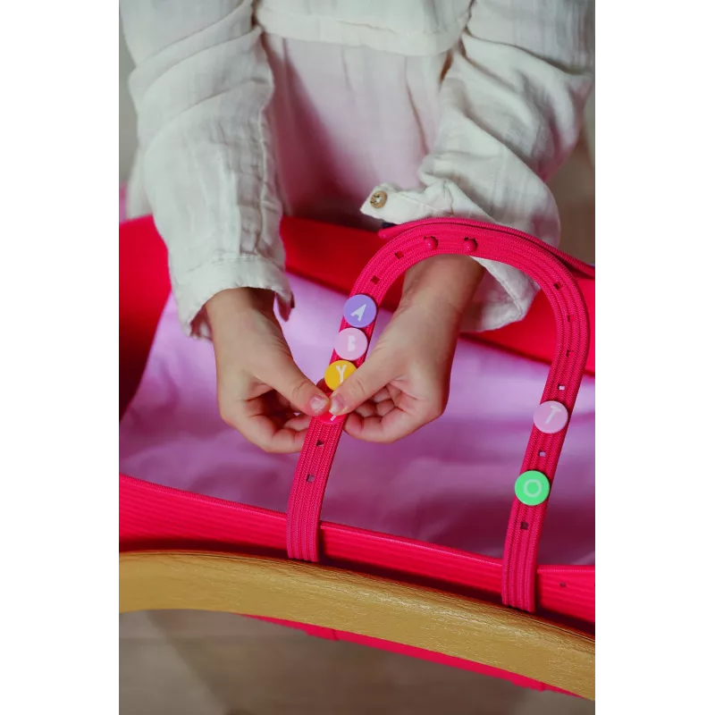 Lovutė lėlėms Zapf Creation BABY born 3-in-1 Pinplay – lėlių baldai, paverčiama lopšys/lovutė/nešynė
