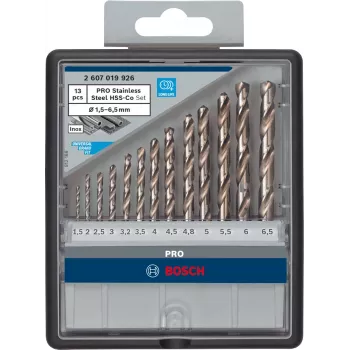 Gręžtų rinkinys Bosch HSS Twist Drill Bits Cobalt 2607019926