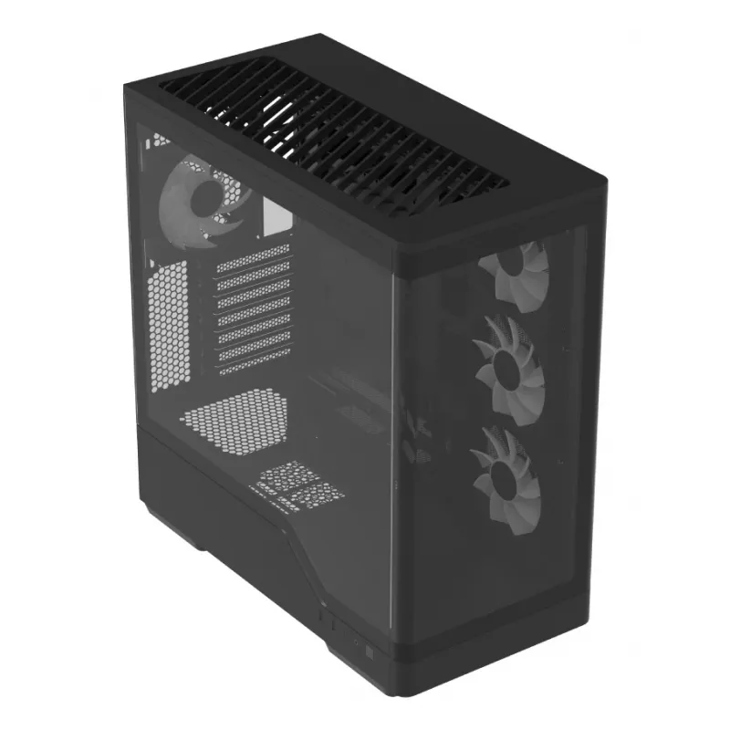 Kompiuterio korpusas AeroCool Geh Midi P500A Juodas