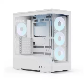 PC korpusas AEROCOOL Geh Midi P500A White – vidutinis bokštas ATX, baltas