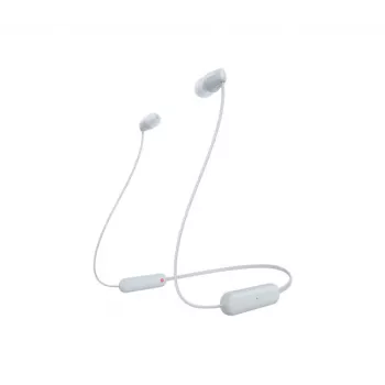 Sony WI-C100 belaidės ausinės į ausį, skambučiai/muzika, Bluetooth, baltos
