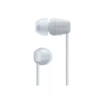 Sony WI-C100 belaidės ausinės į ausį, skambučiai/muzika, Bluetooth, baltos